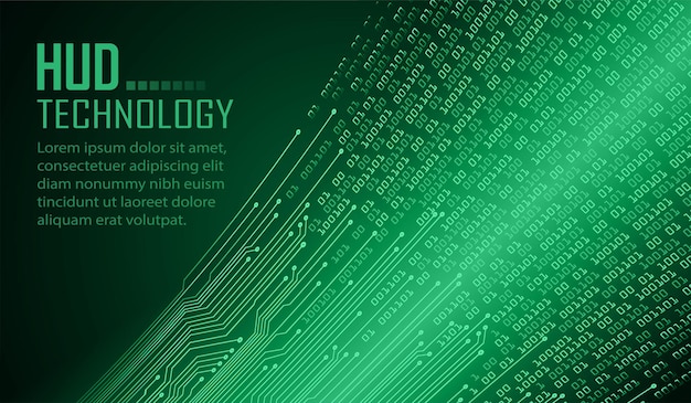 cyber circuit future technology concept background