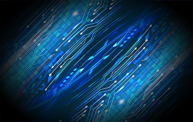cyber circuit future technology concept background