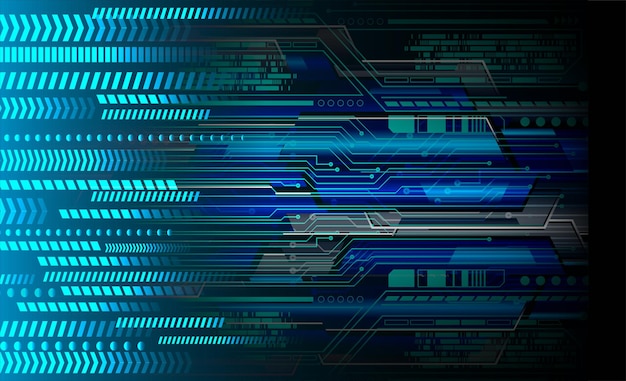 cyber circuit future technology concept background