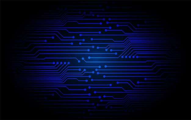 cyber circuit future technology concept background