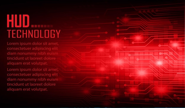 cyber circuit future technology concept background