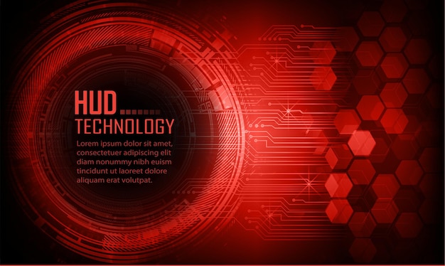 cyber circuit future technology concept background