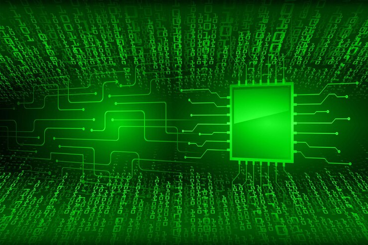 Vector cyber circuit future technology concept background