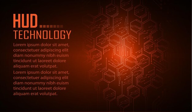 cyber circuit future technology concept background