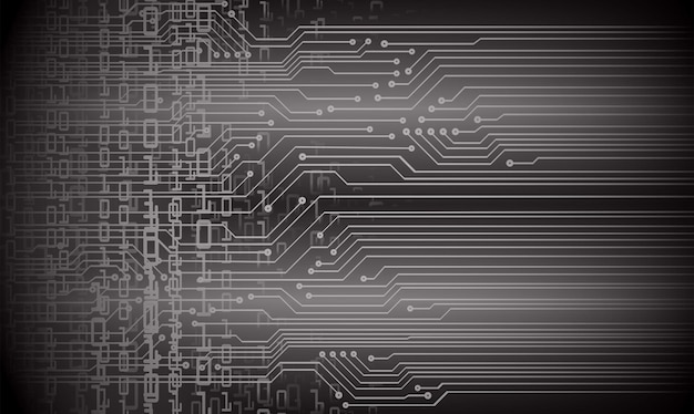 Vector cyber circuit future technology concept background