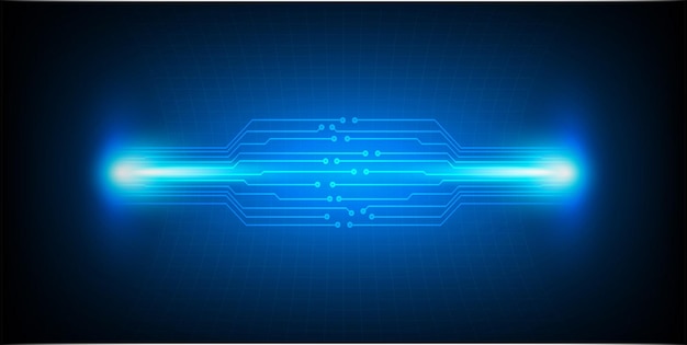 cyber circuit future technology concept background