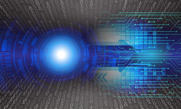 cyber circuit future technology concept background