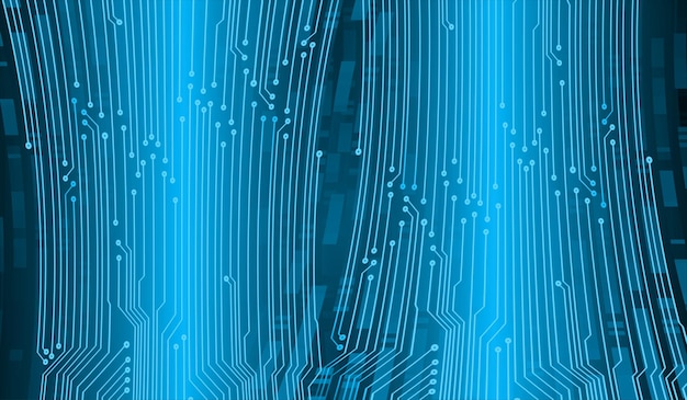 cyber circuit future technology concept background