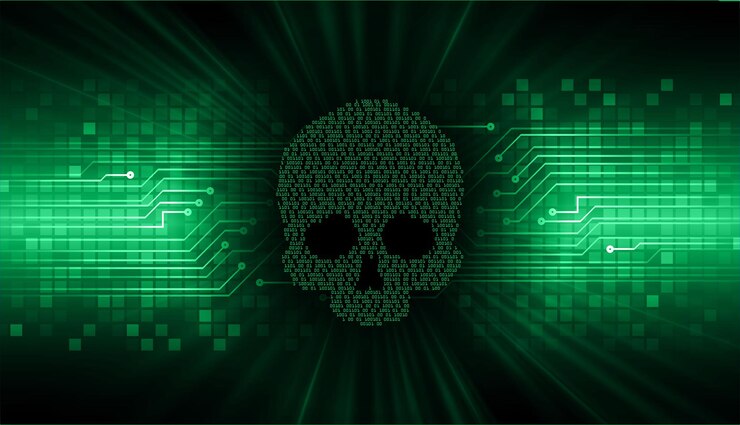 Vector cyber circuit future technology concept background