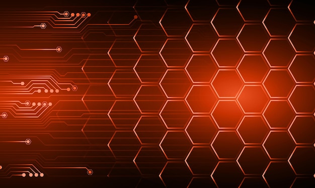 Vector cyber circuit future technology concept background