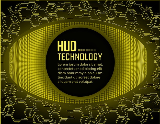 Fondo di concetto di tecnologia futura del circuito cyber