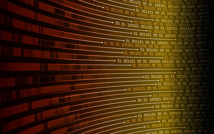 Vector cyber circuit future technology concept background