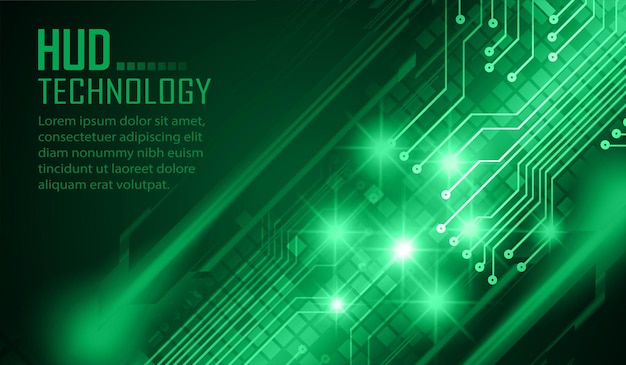 cyber circuit future technology concept background