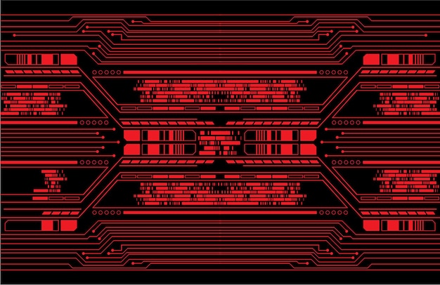 Vettore fondo di concetto di tecnologia futura del circuito cyber