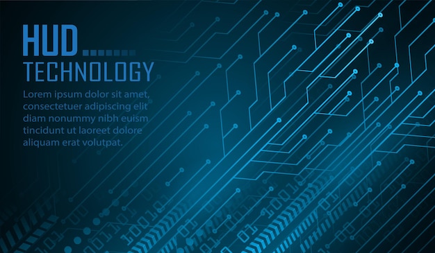 cyber circuit future technology concept background