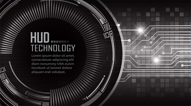 cyber circuit future technology concept background