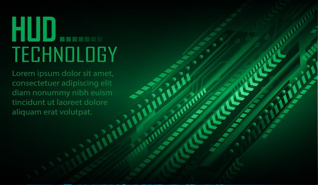 Cyber circuit toekomstige technologie concept achtergrond