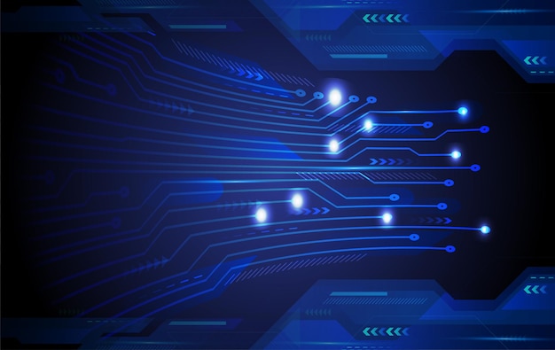 cyber circuit toekomstige technologie concept achtergrond