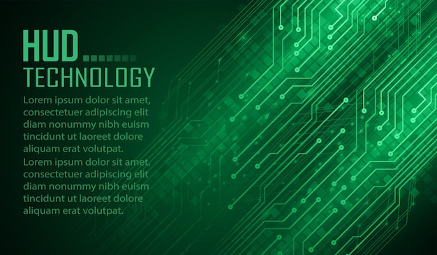 Cyber circuit toekomstige technologie concept achtergrond