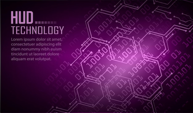 Cyber circuit toekomstige technologie concept achtergrond