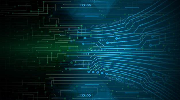 cyber circuit toekomstige technologie concept achtergrond