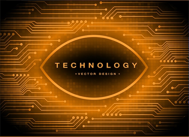 cyber circuit toekomstige technologie concept achtergrond