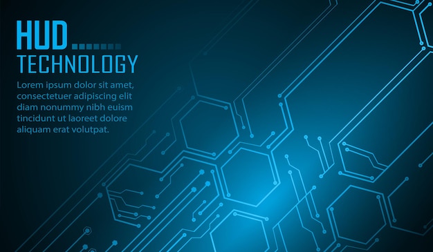 cyber circuit toekomstige technologie concept achtergrond
