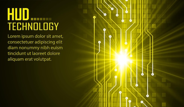 cyber circuit toekomstige technologie concept achtergrond