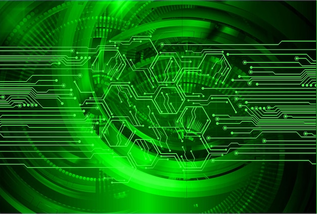 cyber circuit toekomstige technologie concept achtergrond