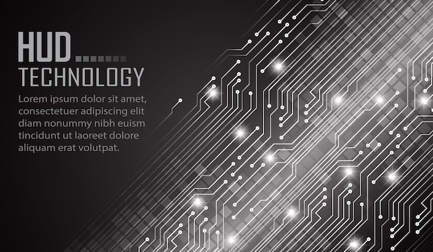 cyber circuit toekomstige technologie concept achtergrond