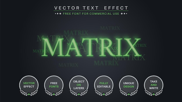 Cyber Editable Text Effect, Font Style