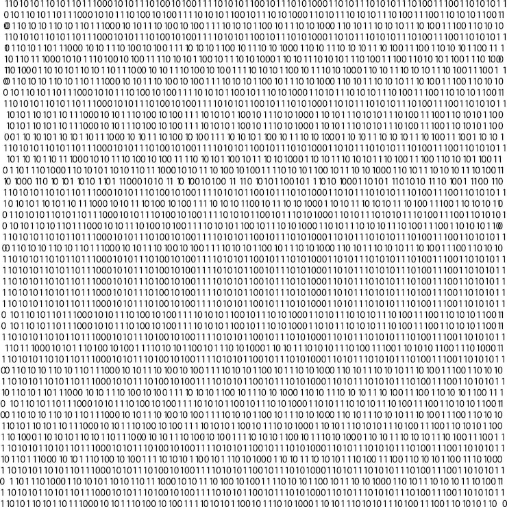 Vector cyber matrix background vector binary programming coding abstract