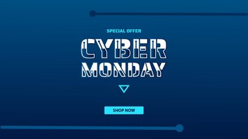 Cyber monday background with copy space area suitable to use on cyber monday event promotion