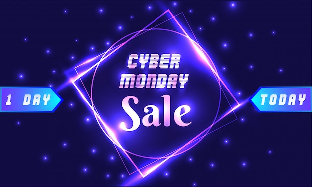 Cyber Monday Background.