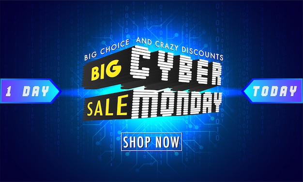 Cyber monday background.