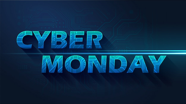 Cyber monday background