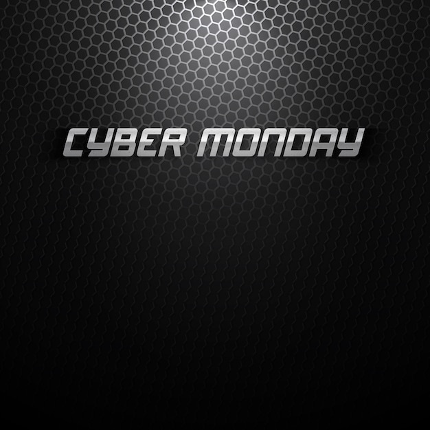 Sfondo di cyber monday