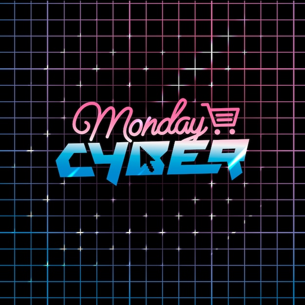 Cyber monday concept design