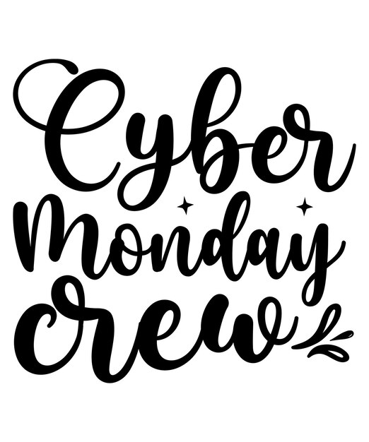 Premium Vector Cyber monday crew