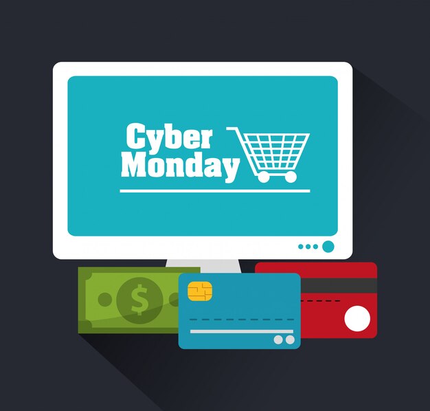 Cyber monday design 
