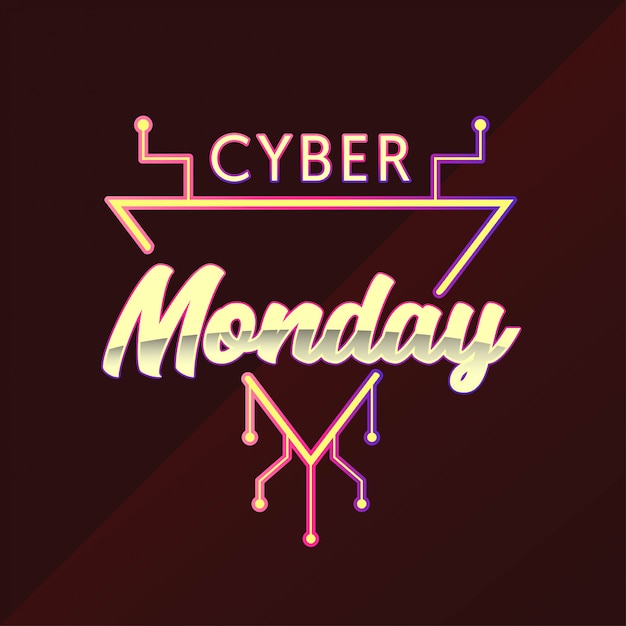 Cyber monday illustration