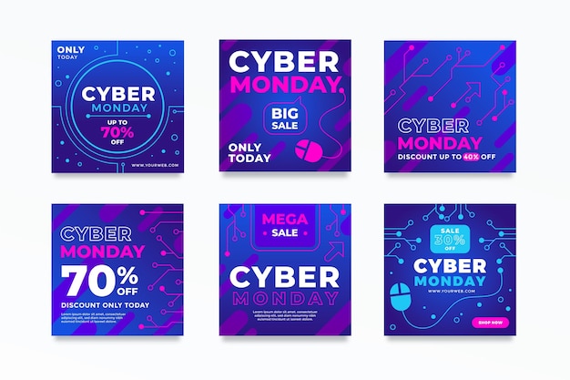 Cyber monday посты в instagram