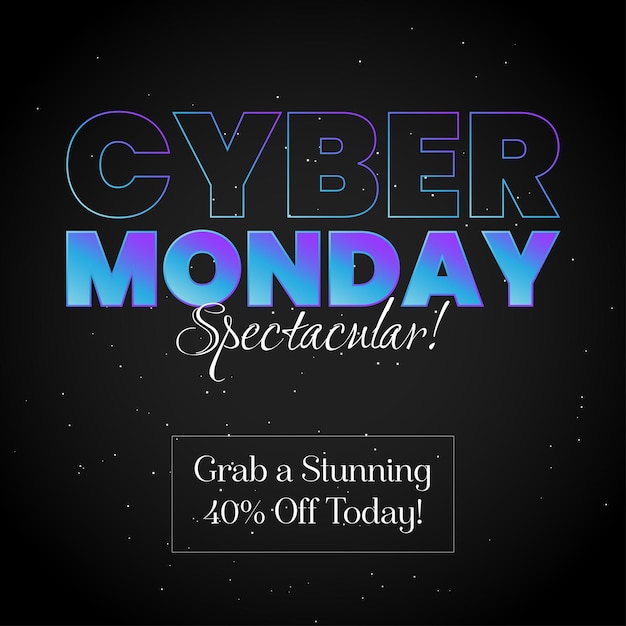 Vector cyber monday offer post 1