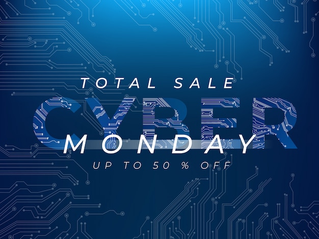 cyber monday sale background