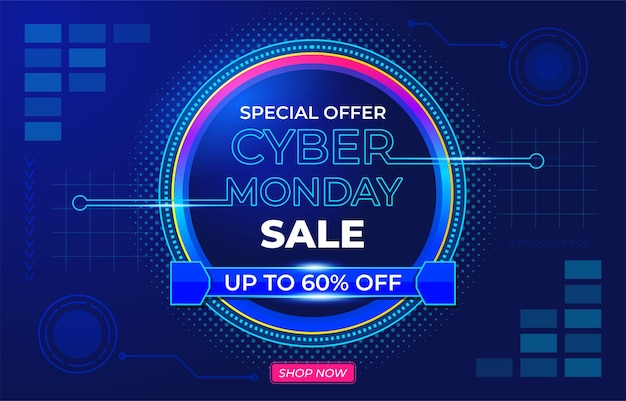 Cyber monday sale banner