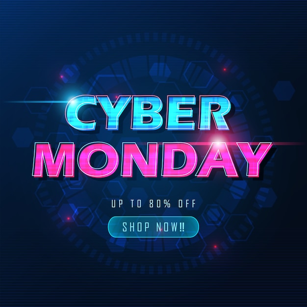 Cyber monday sale banner