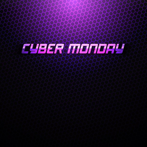 Cyber monday technology абстрактный фон