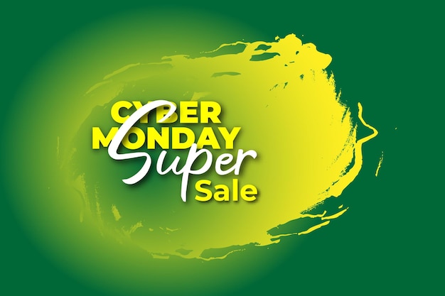 Cyber Monday vectorillustratie Cyber Monday verkoop banner lay-outontwerp Cyber Monday Achtergrond