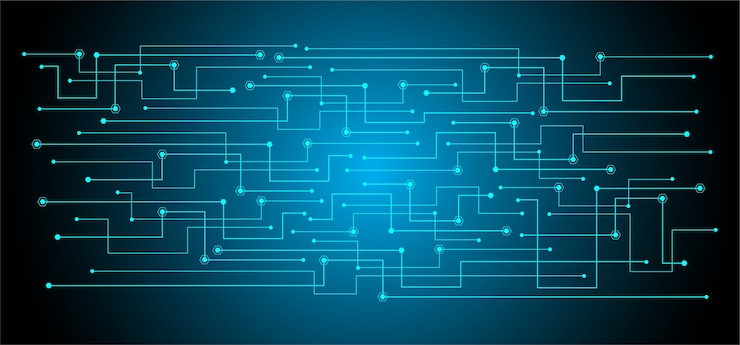 Vector cyber security concept background