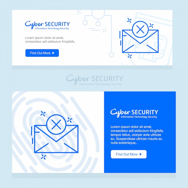 Cyber security creative design vector